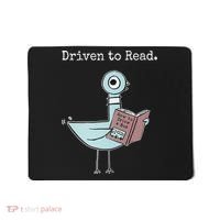 Driven To Read Pigeon Book Mousepad thumb 0