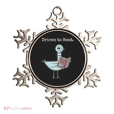 Driven To Read Pigeon Book Ornament