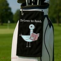 Driven To Read Pigeon Book Golf Towel thumb 2