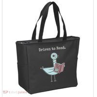 Driven To Read Pigeon Book Tote Bag thumb 2