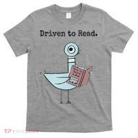 Driven To Read Pigeon Book T-Shirt thumb 0