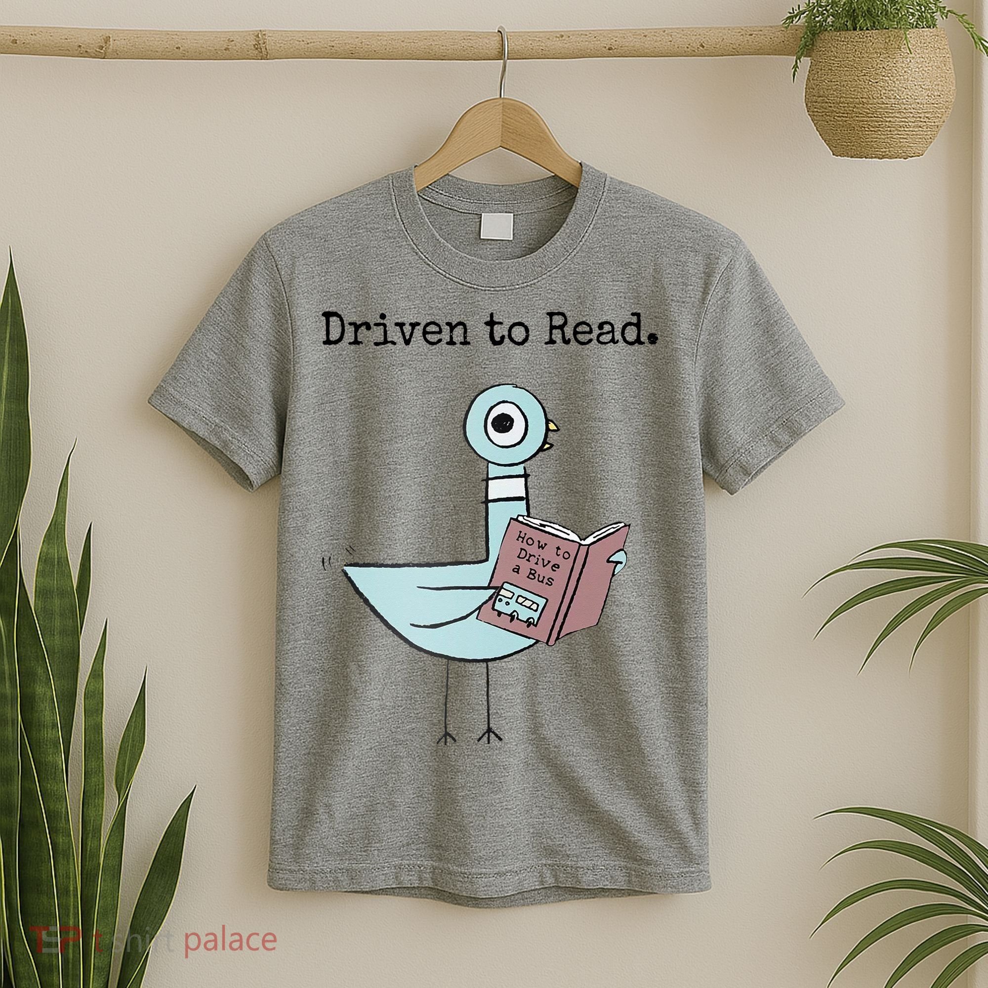 Driven To Read Pigeon Book T-Shirt