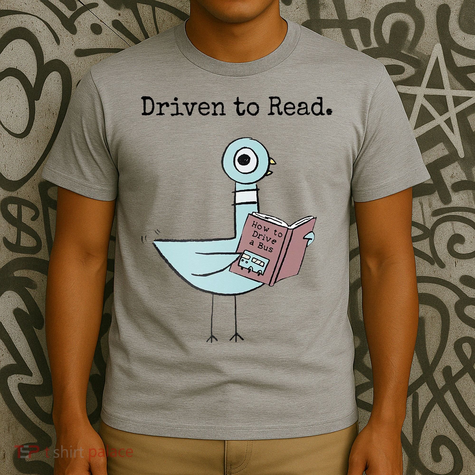 Driven To Read Pigeon Book T-Shirt