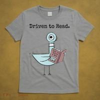 Driven To Read Pigeon Book T-Shirt thumb 5