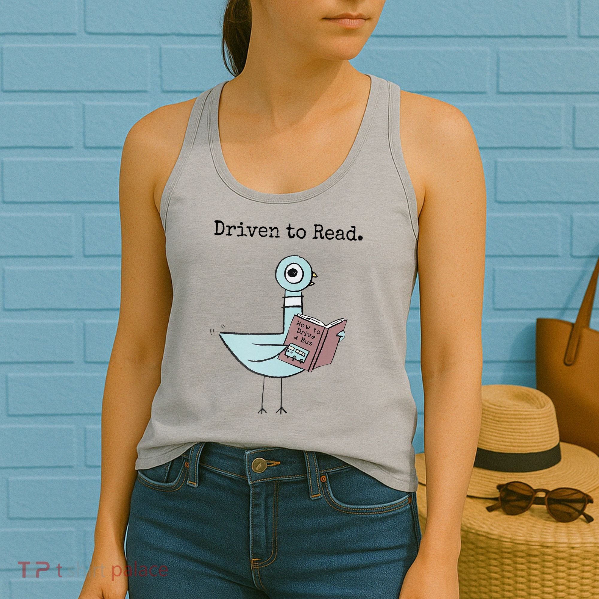Driven To Read Pigeon Book Women's Tank Top