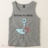Driven To Read Pigeon Book Tank Top thumb 2
