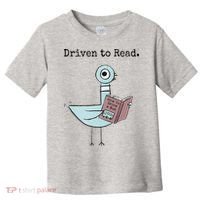 Driven To Read Pigeon Book Toddler T-Shirt thumb 0