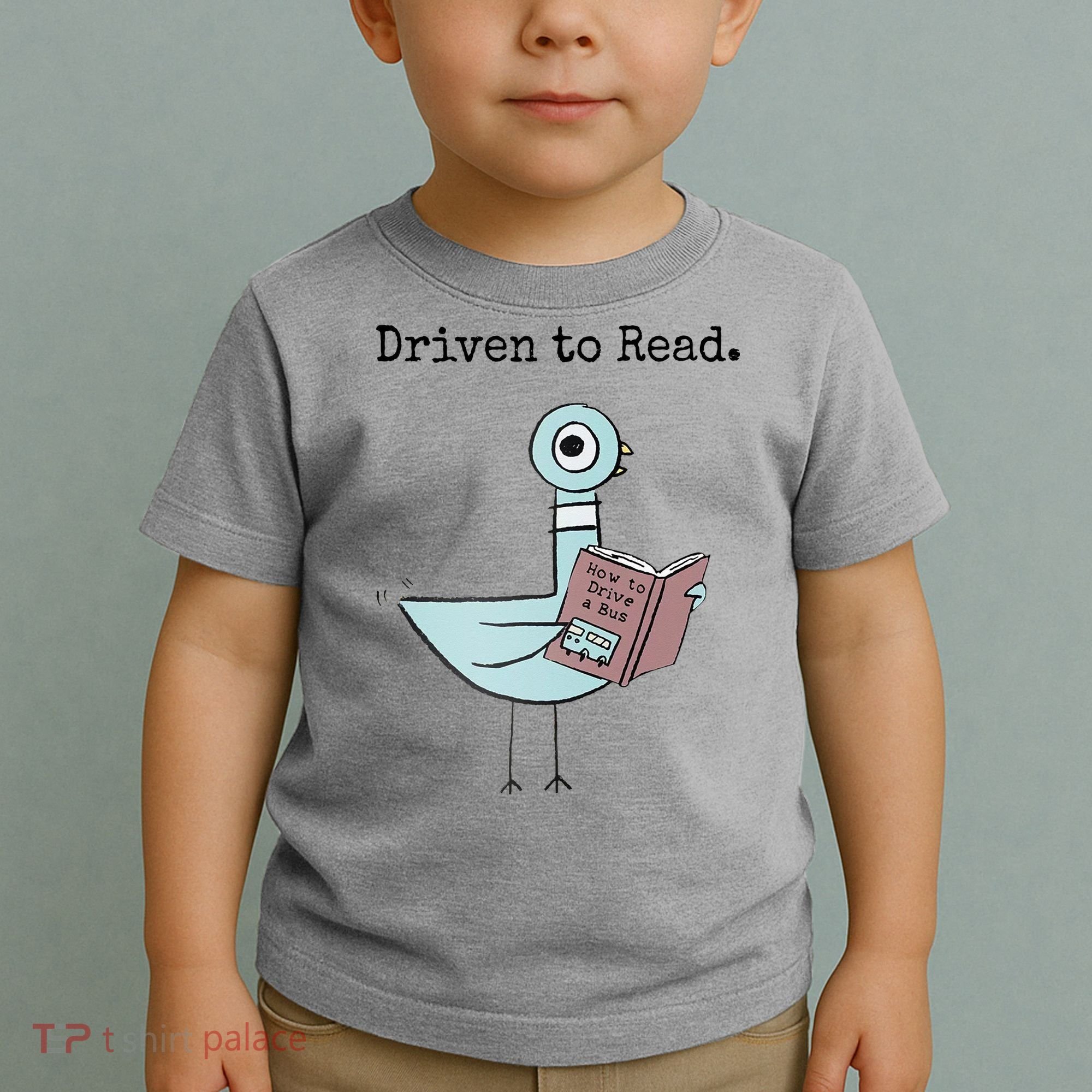 Driven To Read Pigeon Book Toddler T-Shirt