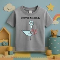 Driven To Read Pigeon Book Toddler T-Shirt thumb 3