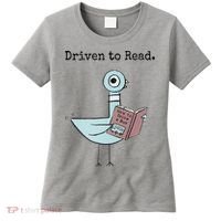 Driven To Read Pigeon Book Women's T-Shirt thumb 0