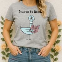 Driven To Read Pigeon Book Women's T-Shirt thumb 2