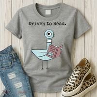 Driven To Read Pigeon Book Women's T-Shirt thumb 3