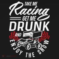 Dirt Track Racing Race Sprint Car Girlfriend Girl Grandma Women's Hoodie thumb 2