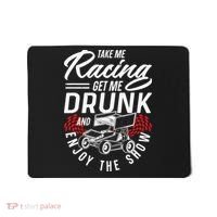 Dirt Track Racing Race Sprint Car Girlfriend Girl Grandma Mousepad thumb 0
