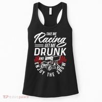 Dirt Track Racing Race Sprint Car Girlfriend Girl Grandma Women's Tank Top thumb 0