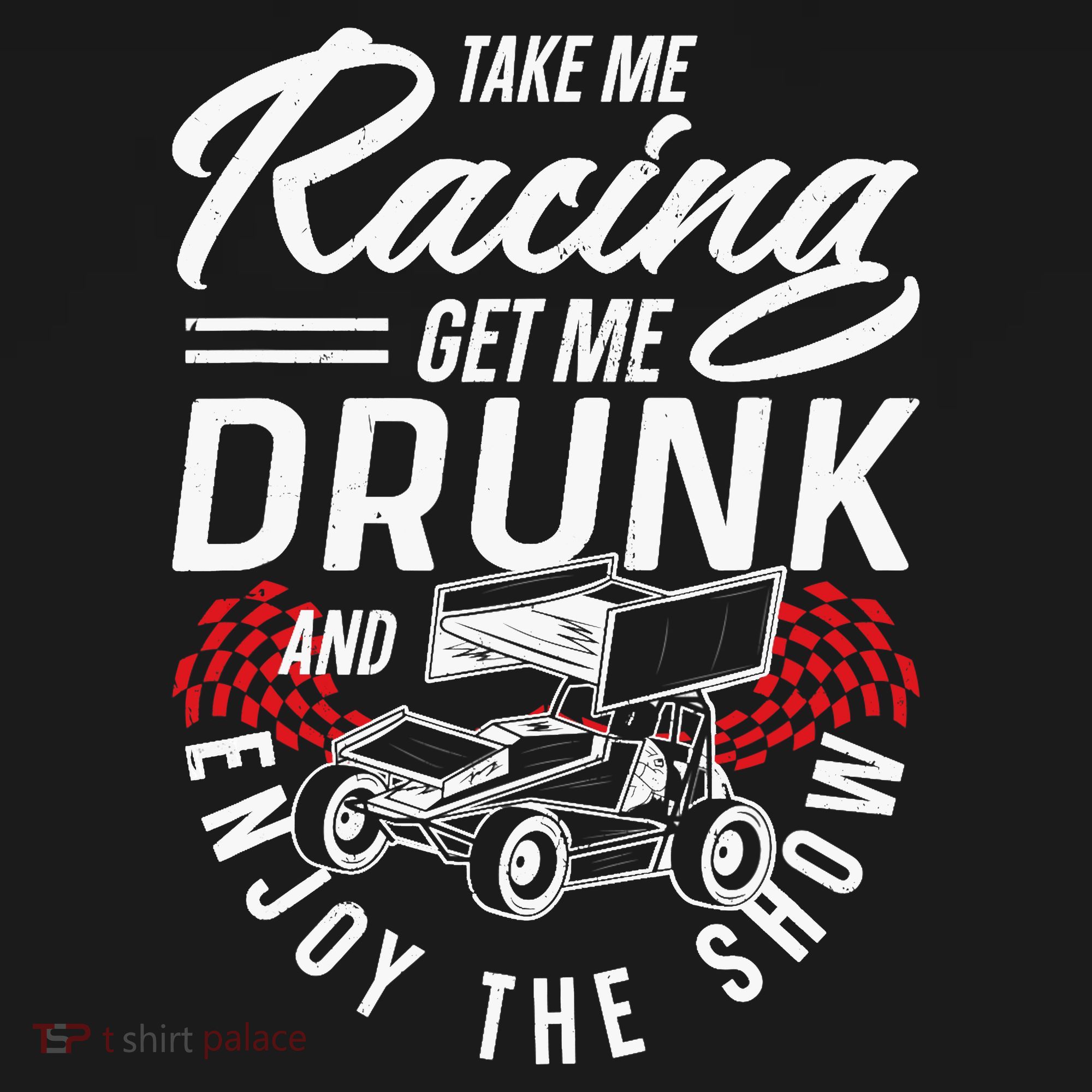 Dirt Track Racing Race Sprint Car Girlfriend Girl Grandma Women's Tank Top