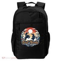 Dirt Thrills Retro Sunset Motocross Backpack thumb 0