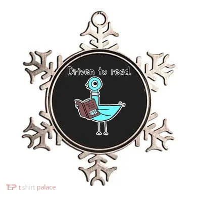 Driven To Read Pigeon Library Reading Books Reader Ornament