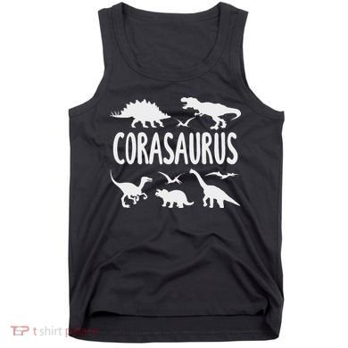 Dinosaur T Rex Cora Corasaurus Dino Name Tank Top