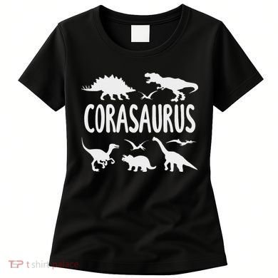 Dinosaur T Rex Cora Corasaurus Dino Name Women's T-Shirt