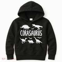 Dinosaur T Rex Cora Corasaurus Dino Name Kids Hoodie thumb 0