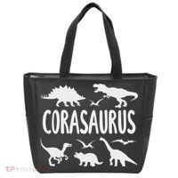 Dinosaur T Rex Cora Corasaurus Dino Name Tote Bag thumb 0