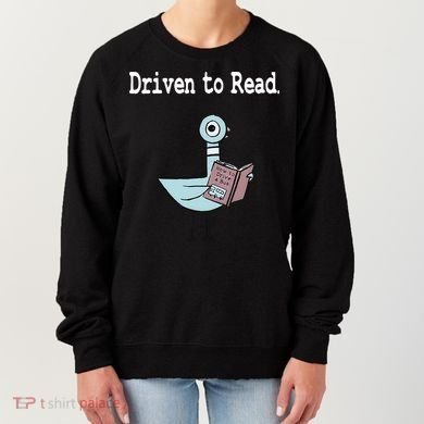 Driven To Read Pigeon Library Book Lover Women's Sweatshirt