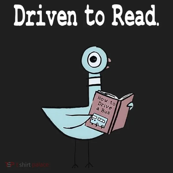 Driven To Read Pigeon Library Book Lover Women's Sweatshirt
