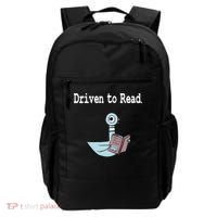 Driven To Read Pigeon Library Book Lover Backpack thumb 0