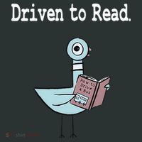 Driven To Read Pigeon Library Book Lover Infant Baby Jersey Bodysuit thumb 2