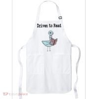 Driven To Read Pigeon Library Book Lover Apron thumb 0