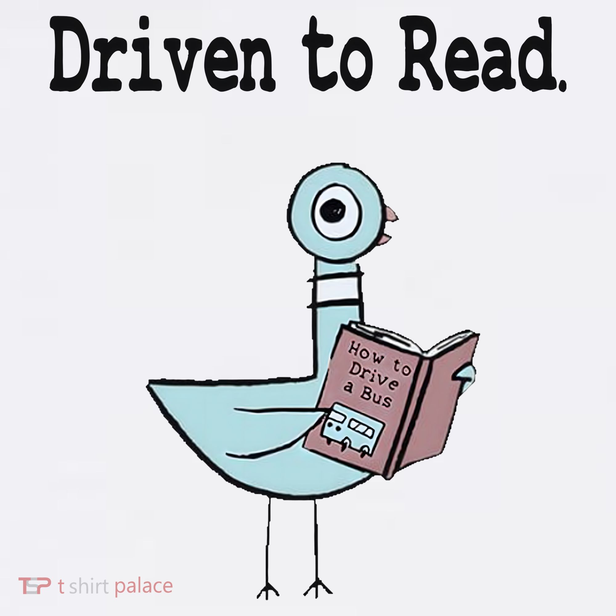 Driven To Read Pigeon Library Book Lover Apron