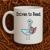 Driven To Read Pigeon Library Book Lover Coffee Mug thumb 2