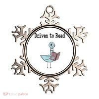 Driven To Read Pigeon Library Book Lover Ornament thumb 0