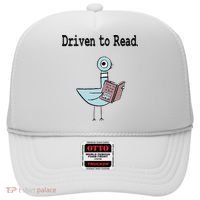 Driven To Read Pigeon Library Book Lover Hat thumb 0