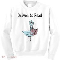 Driven To Read Pigeon Library Book Lover Kids Sweatshirt thumb 0