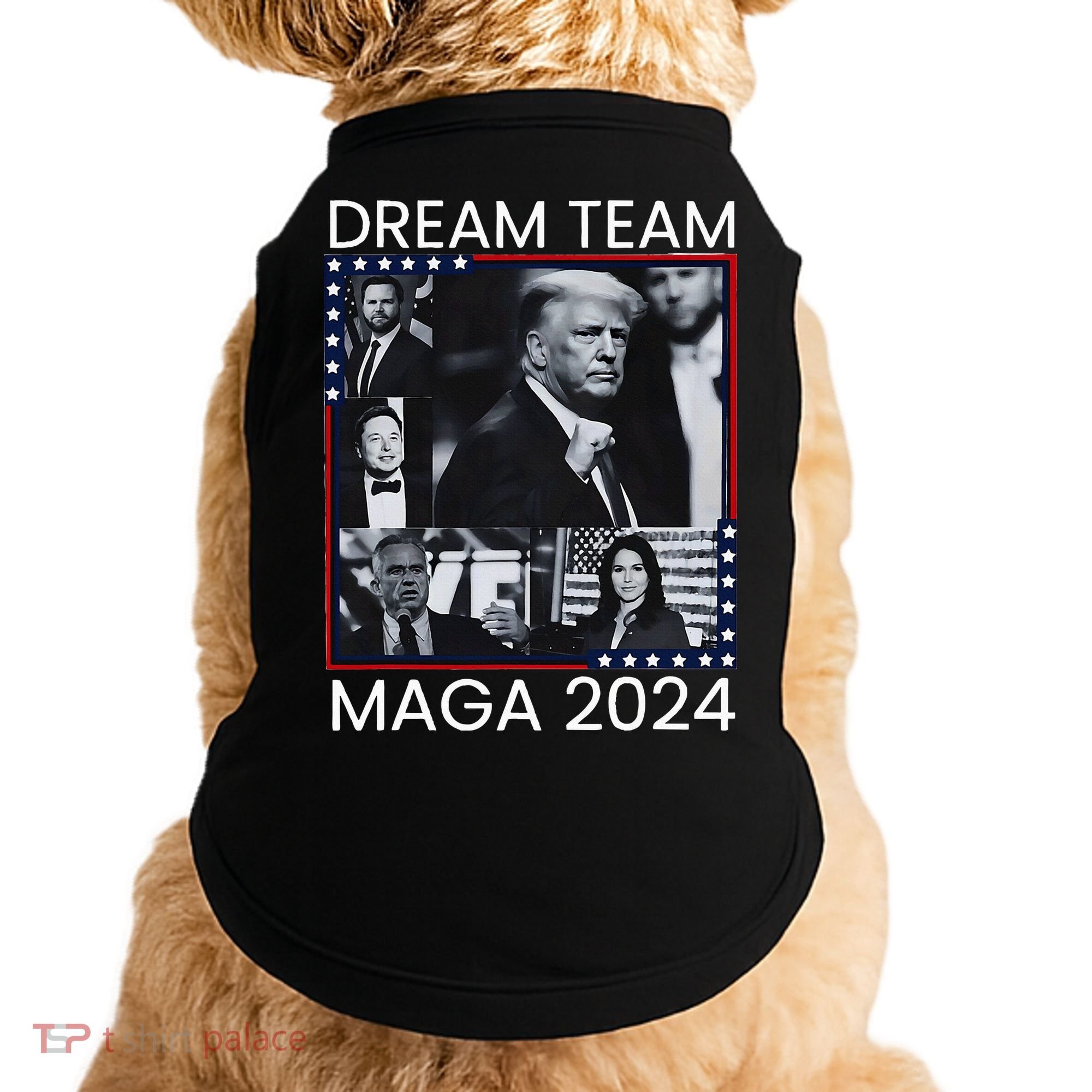 Dream Team Republican Trump Vance 2024 Doggie Tank