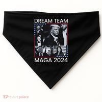 Dream Team Republican Trump Vance 2024 USA-Made Doggie Bandana thumb 0