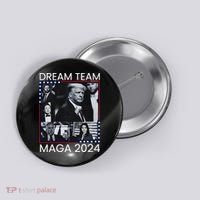 Dream Team Republican Trump Vance 2024 Button thumb 0