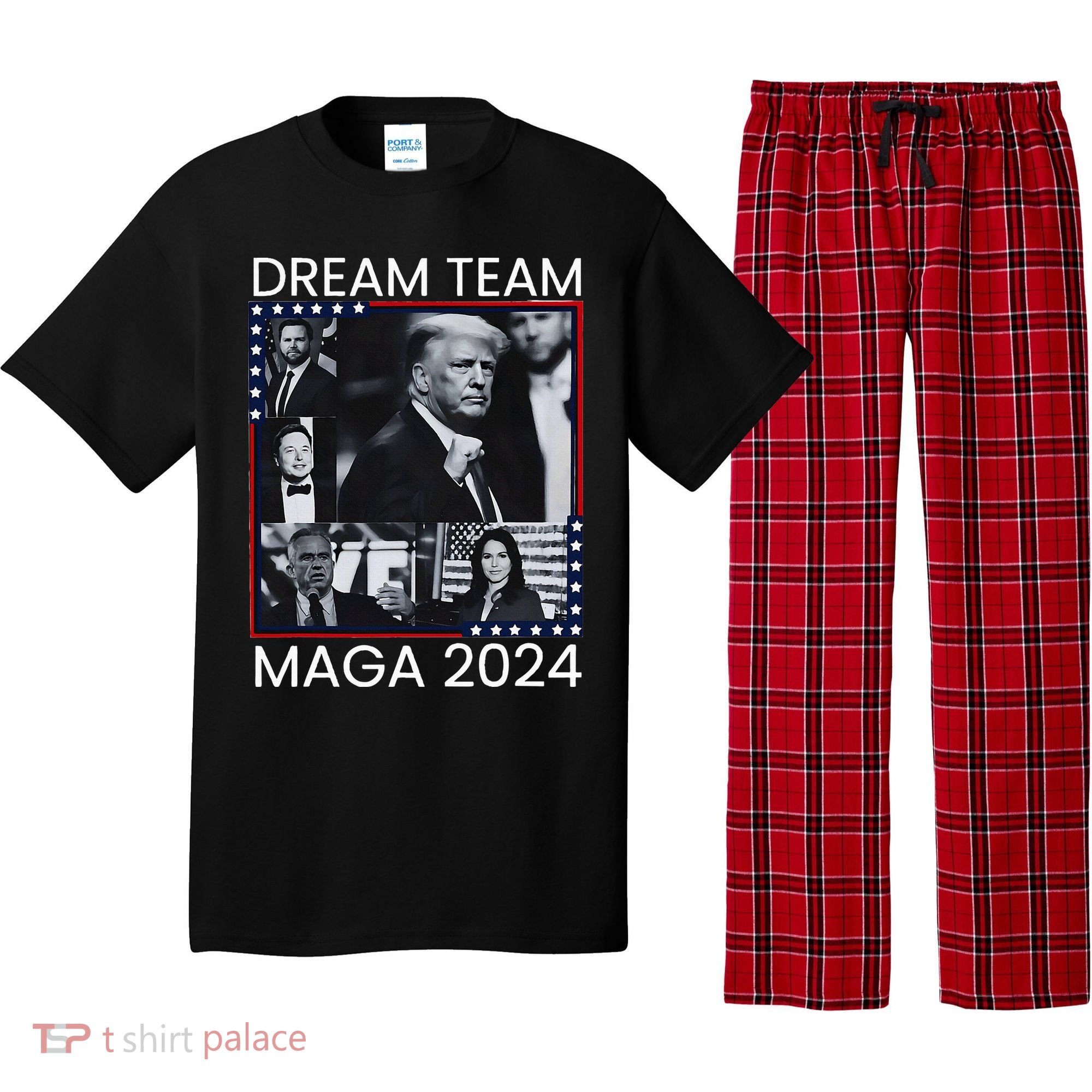 Dream Team Republican Trump Vance 2024 Pajama Set