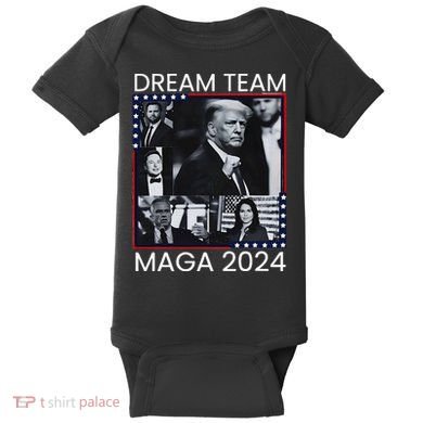 Dream Team Republican Trump Vance 2024 Baby Bodysuit
