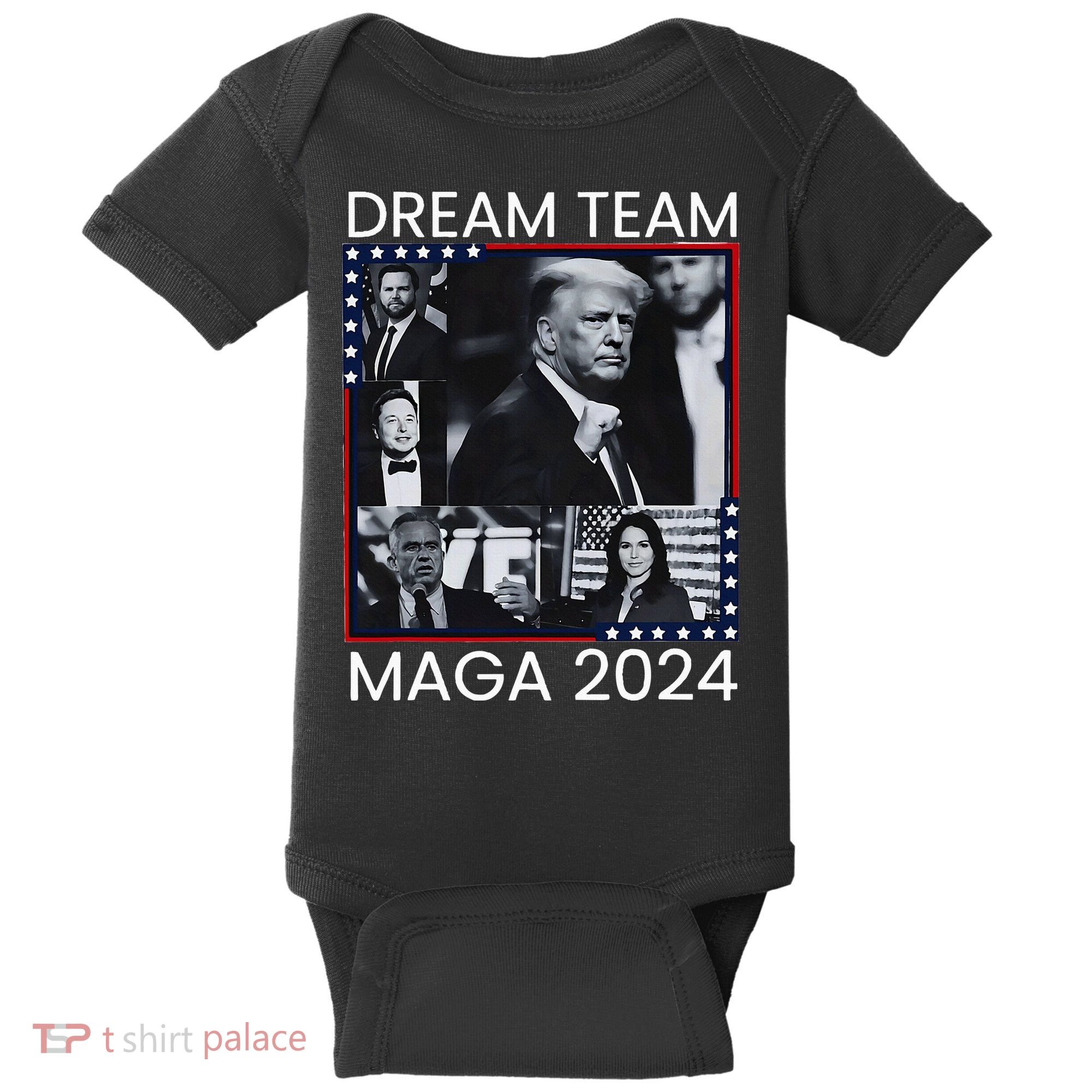 Dream Team Republican Trump Vance 2024 Baby Bodysuit