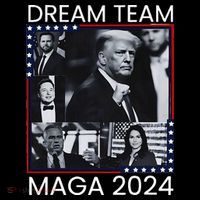 Dream Team Republican Trump Vance 2024 Baby Bodysuit thumb 2