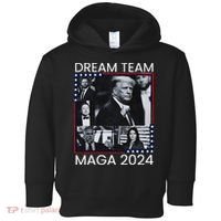 Dream Team Republican Trump Vance 2024 Toddler Hoodie thumb 0