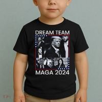 Dream Team Republican Trump Vance 2024 Toddler T-Shirt thumb 2