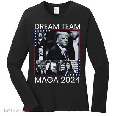 Dream Team Republican Trump Vance 2024 Women's Long Sleeve Shirt