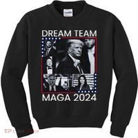 Dream Team Republican Trump Vance 2024 Kids Sweatshirt thumb 0
