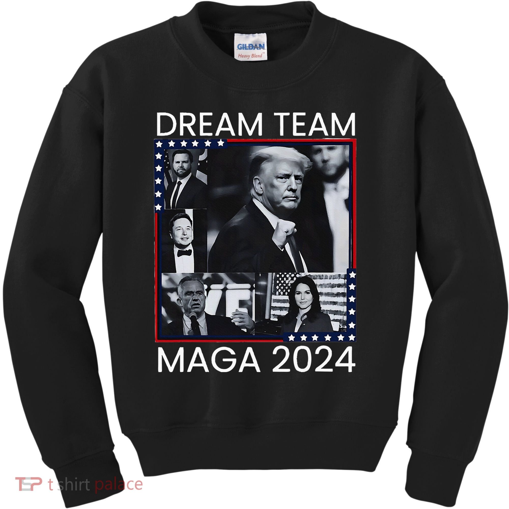 Dream Team Republican Trump Vance 2024 Kids Sweatshirt