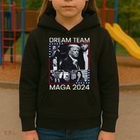 Dream Team Republican Trump Vance 2024 Kids Hoodie thumb 3