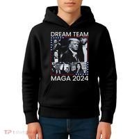 Dream Team Republican Trump Vance 2024 Kids Hoodie thumb 4